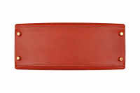 Hermès Kelly 28 Sellier Brique Box Bag