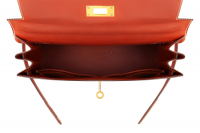 Hermès Kelly 28 Sellier Brique Box Bag