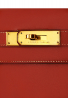 Hermès Kelly 28 Sellier Brique Box Bag