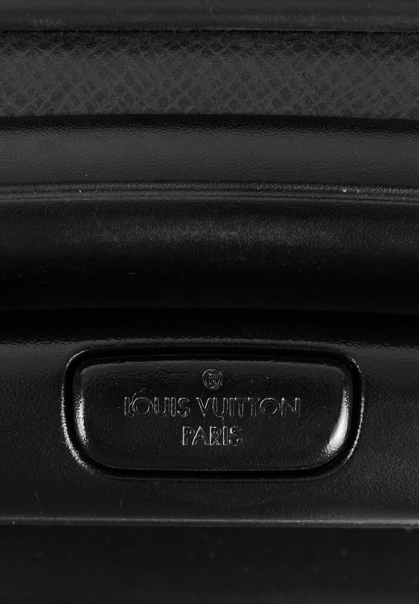Louis Vuitton Pégase Black Taiga Leather 55 Suitcase 