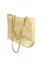Chanel Beige Wicker Bag