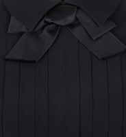 Chanel Black Bow Blouse