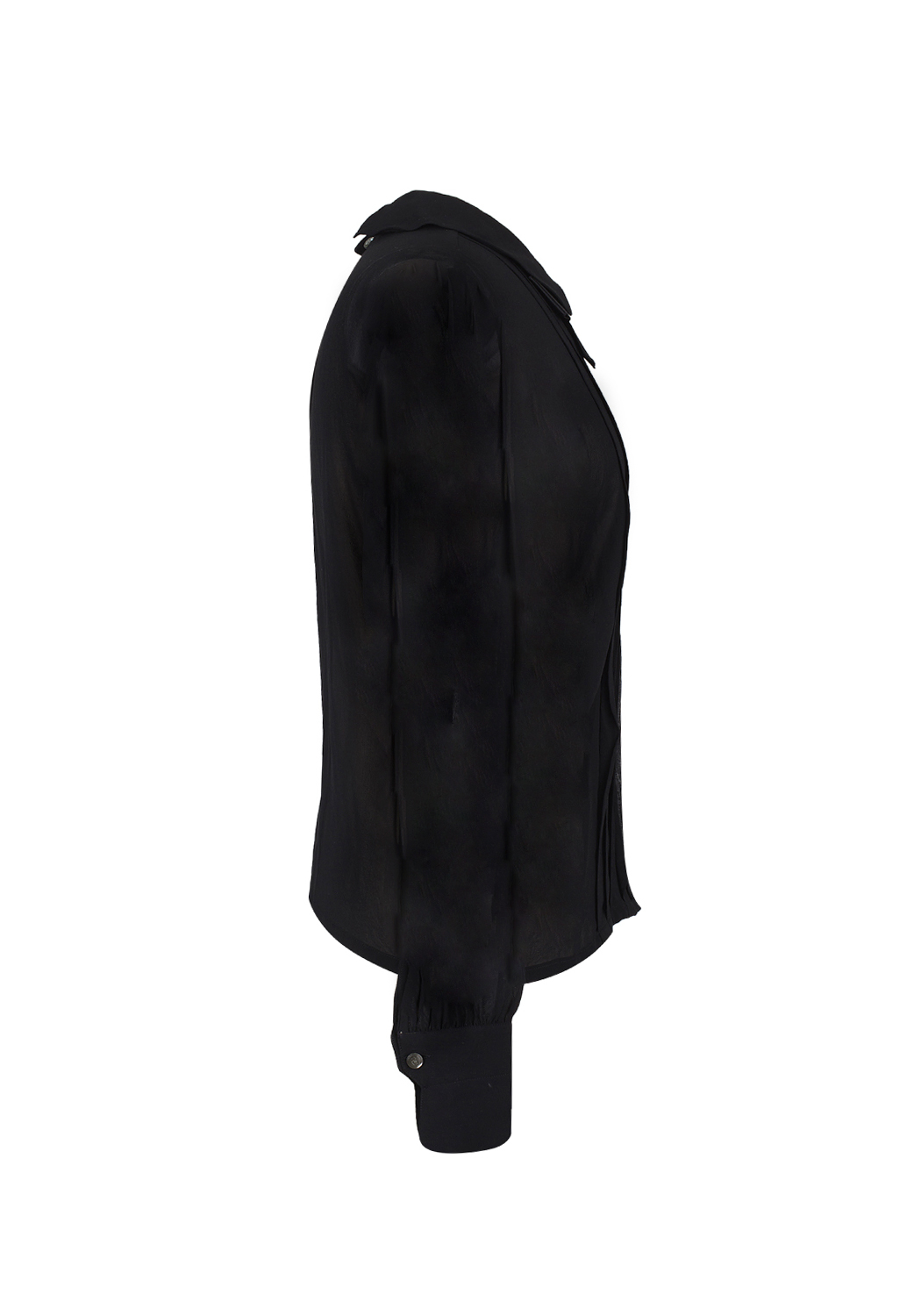 Chanel Black Bow Blouse