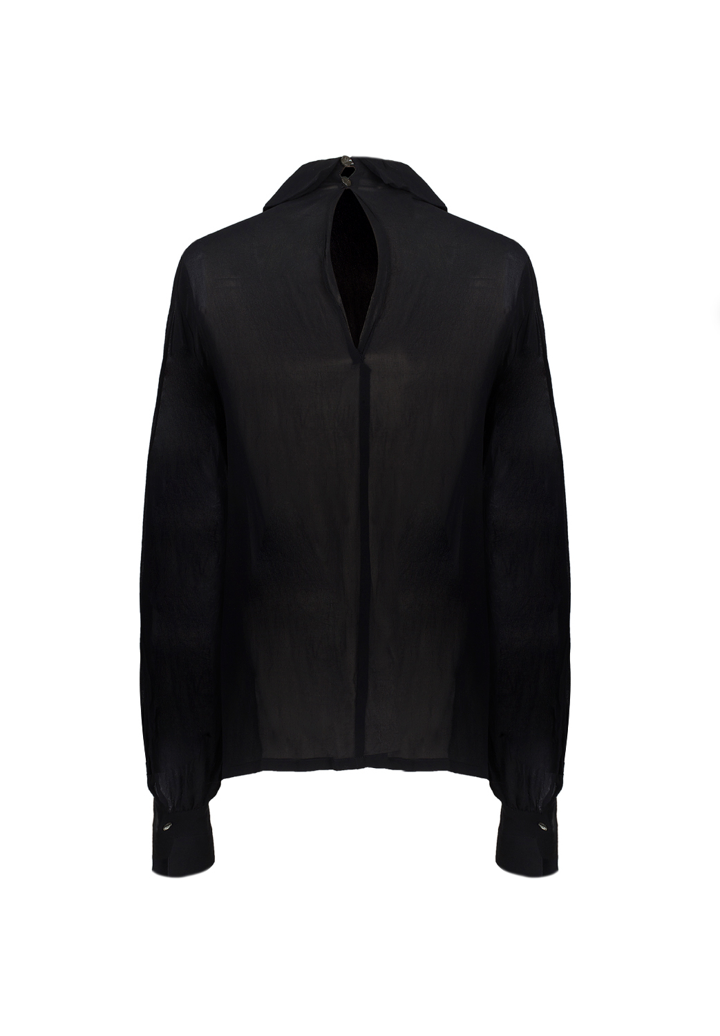 Chanel Black Bow Blouse