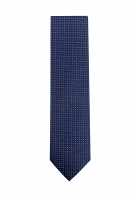 Hermès Navy Blue Silk Tie