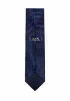 Hermès Navy Blue Silk Tie