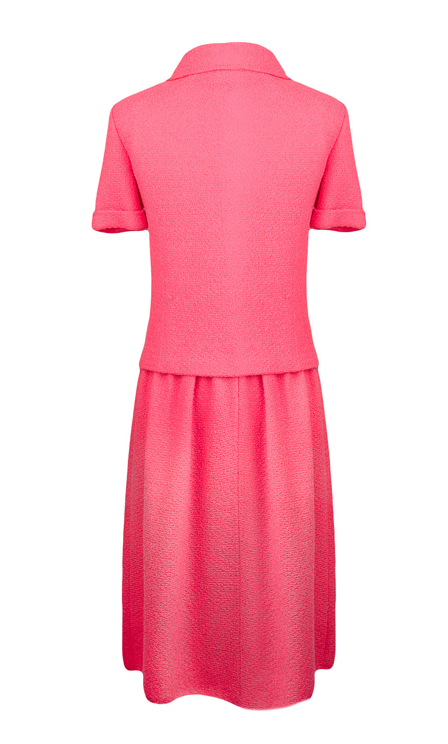 st john pink dress St. John Knits Fuchsia Damask/Diamond Caviar Knit Dress