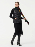 Chanel Black Padded Vest With Snap Buttons