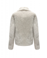 Brunello Cucinelli Goat Fur Biker Jacket