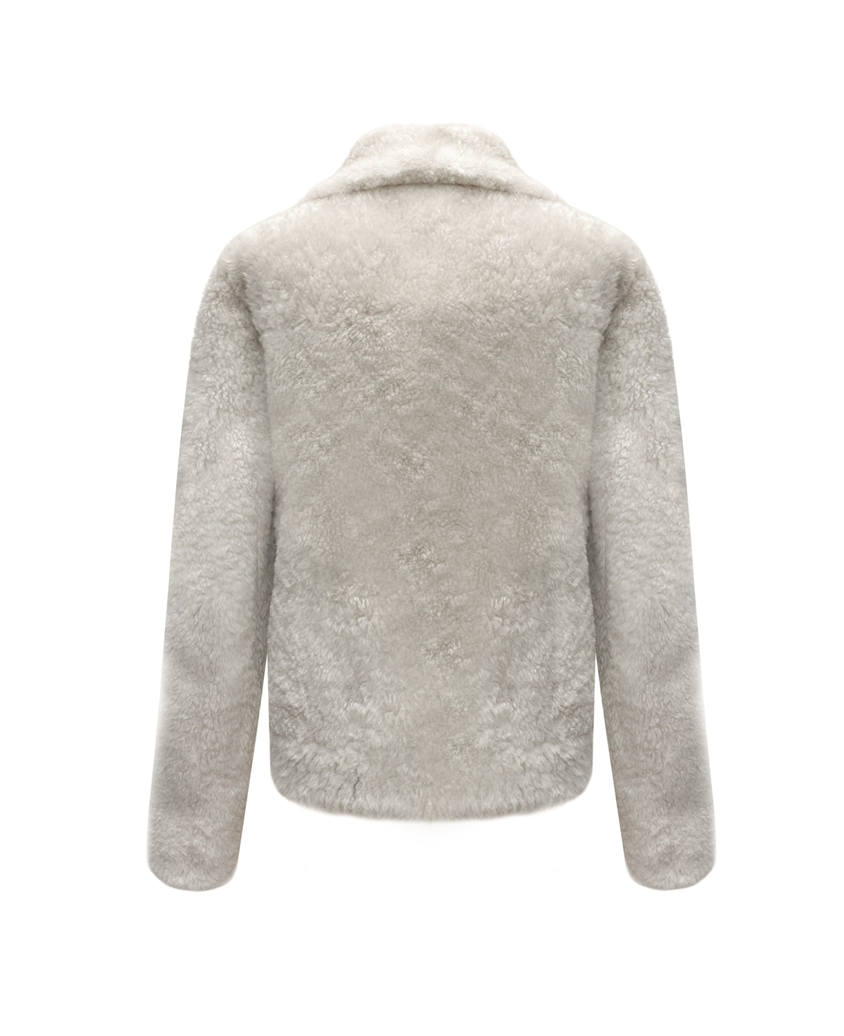 Brunello Cucinelli Goat Fur Biker Jacket