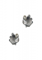 Botticelli Vintage Silver Clip-On Earrings with Pearls