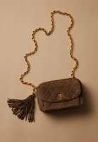 Chanel Suede Jumbo Camera Bag