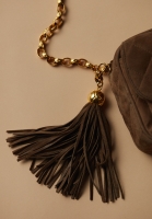 Chanel Suede Jumbo Camera Bag