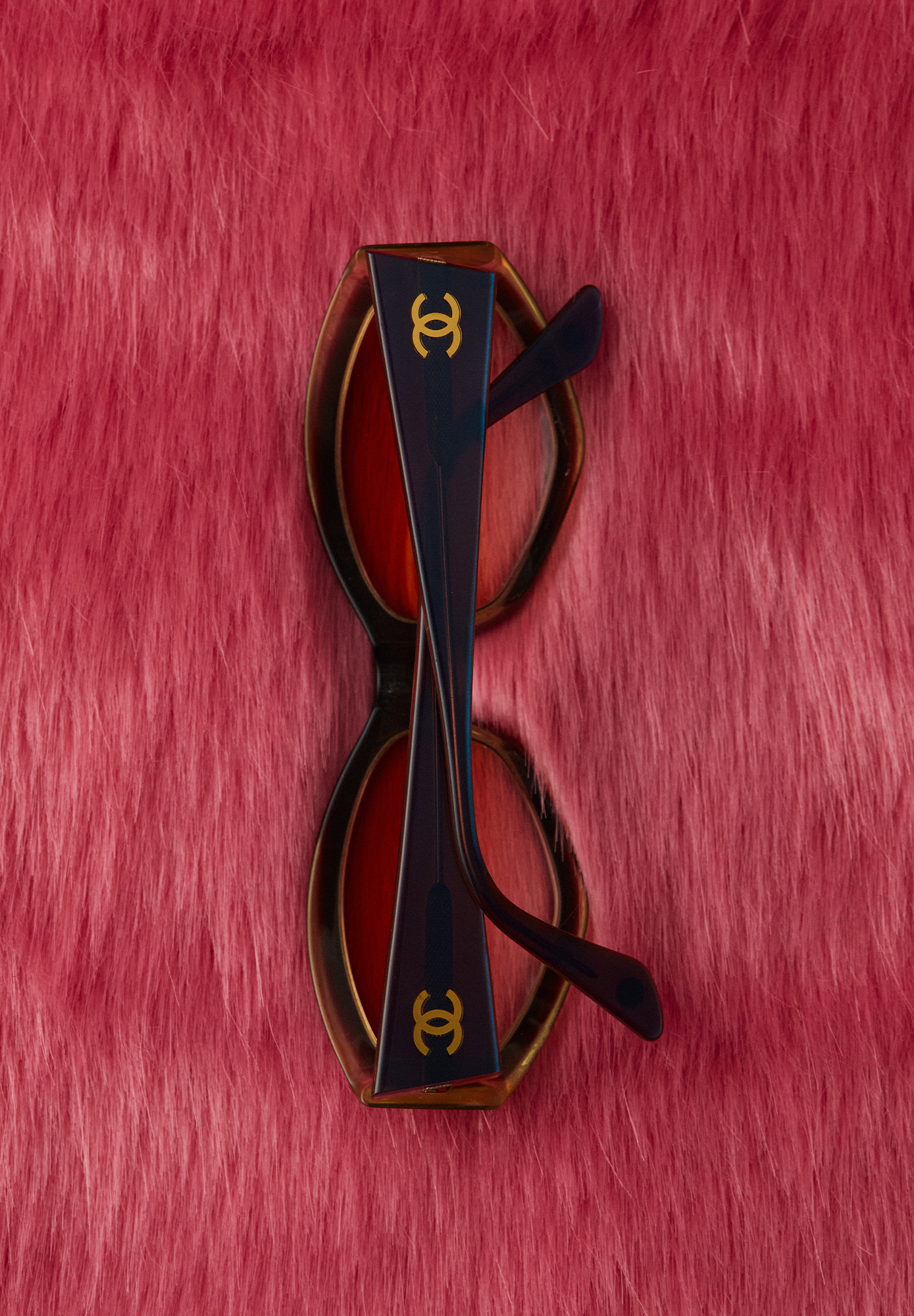 Chanel Multicoloured Frame Sunglasses
