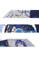 Hermès Twilly Tours de Clés Silk Scarf