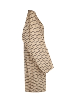 Vetements Beige Raincoat With Inscriptions