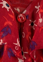 Christian Dior Red Floral Print Set