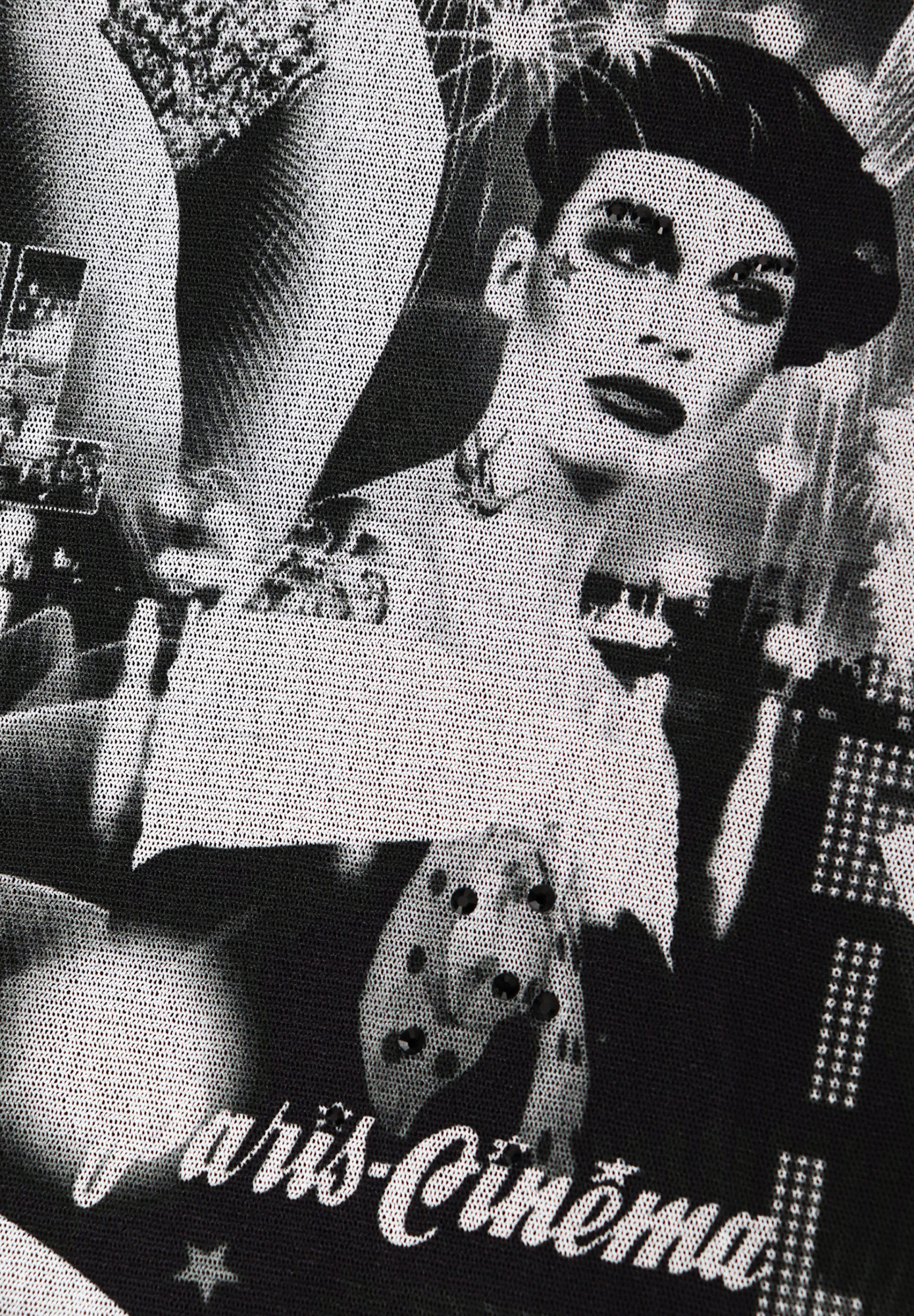 Jean Paul Gaultier Elongated Printed Top