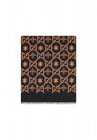 Gucci Double-sided Scarf With Monograms