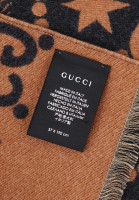 Gucci Double-sided Scarf With Monograms