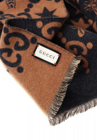 Gucci Double-sided Scarf With Monograms