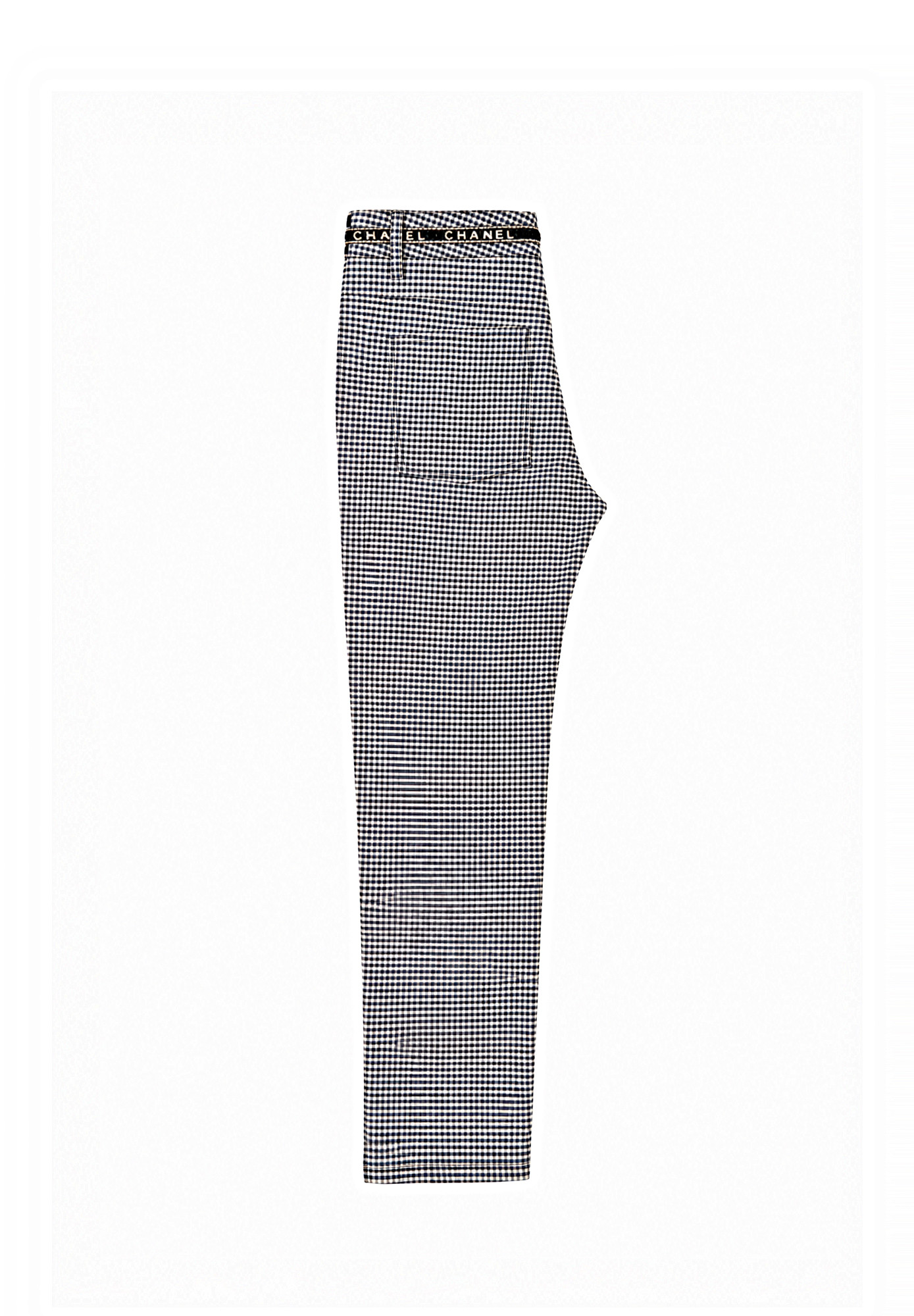 Chanel Checkered Trousers