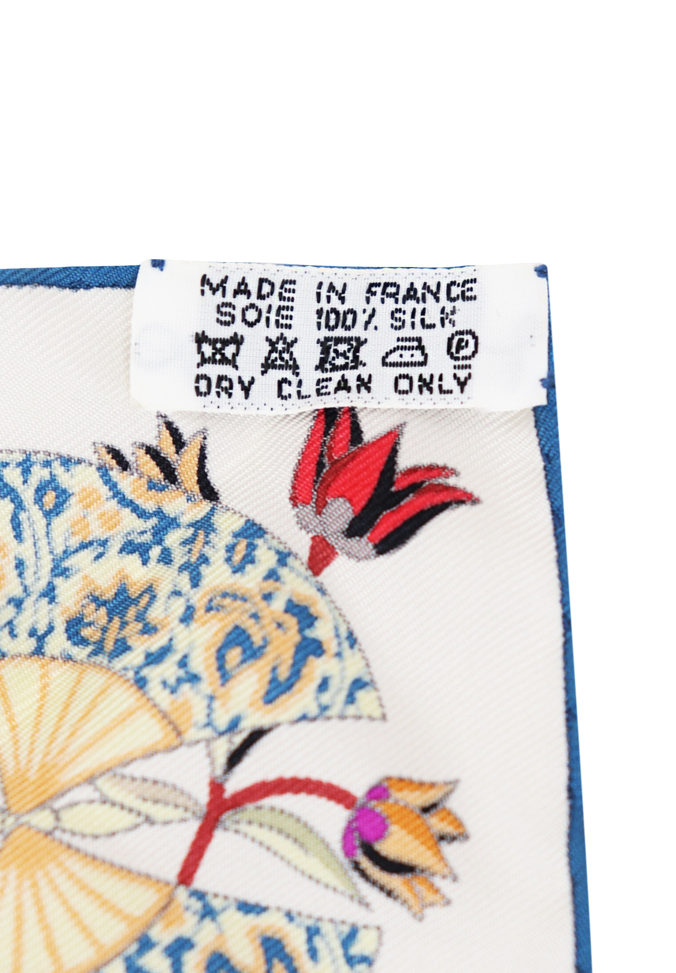 Hermès Fleurs et Papillons de Tissus Silk Scarf