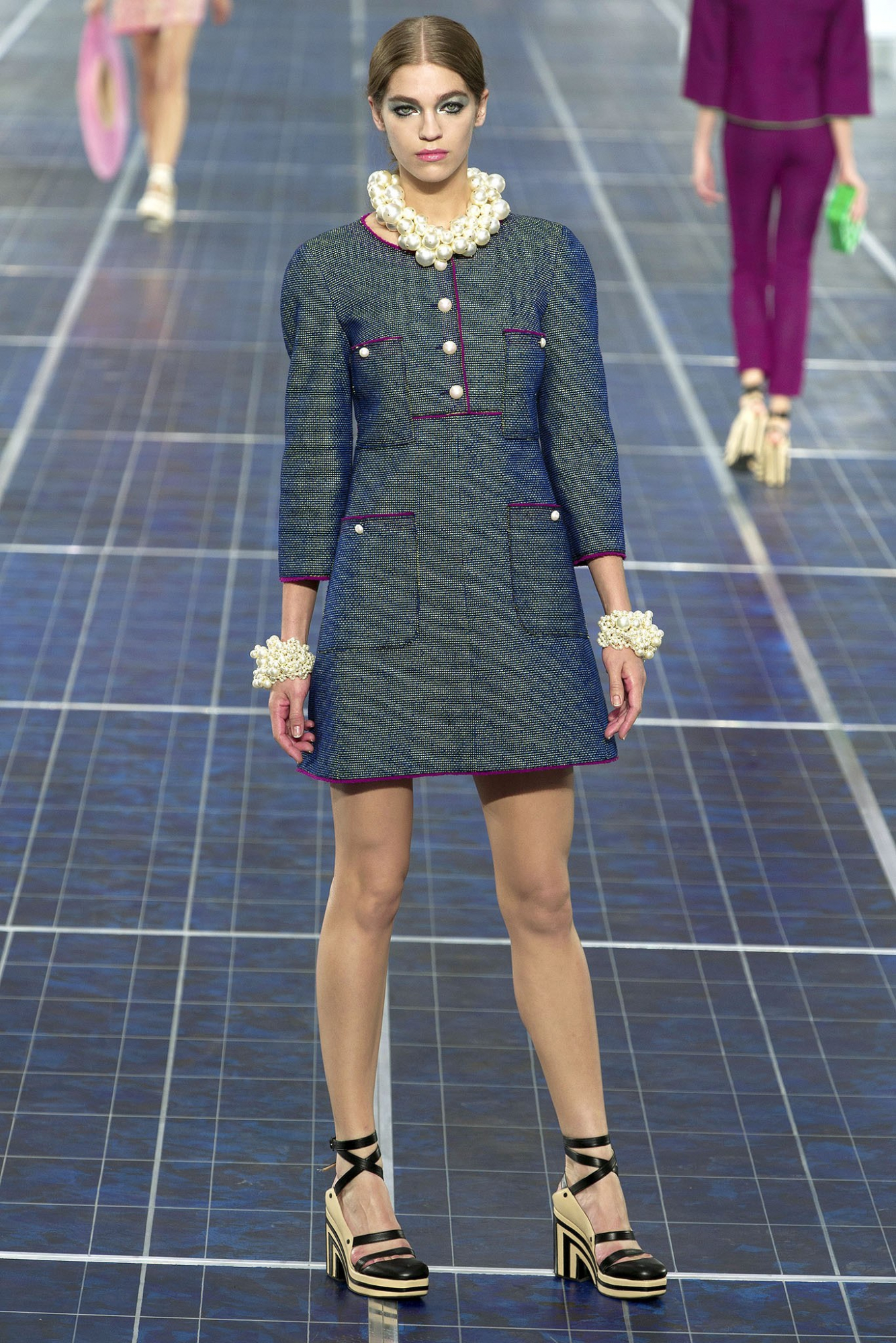 Chanel Pearl Button Dress