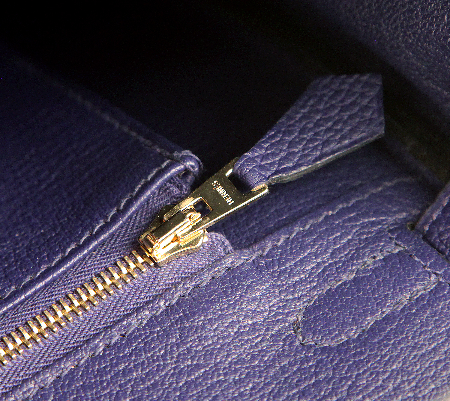 Hermès Birkin 25 Blue Encre Togo Bag