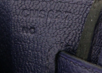 Hermès Birkin 25 Blue Encre Togo Bag