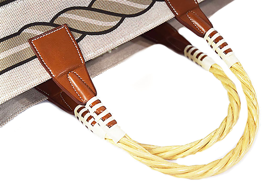 Hermès Horse Canvas Basket Bag