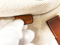 Hermès Horse Canvas Basket Bag