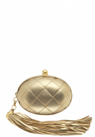 Chanel Golden Tasseled Clutch