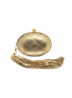 Chanel Golden Tasseled Clutch