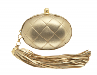 Chanel Golden Tasseled Clutch