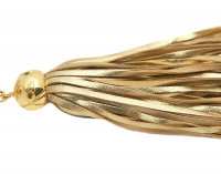 Chanel Golden Tasseled Clutch