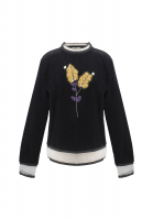 Fendi Black Velvet Sweater