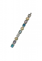 Chanel Silver Crystals Bracelet