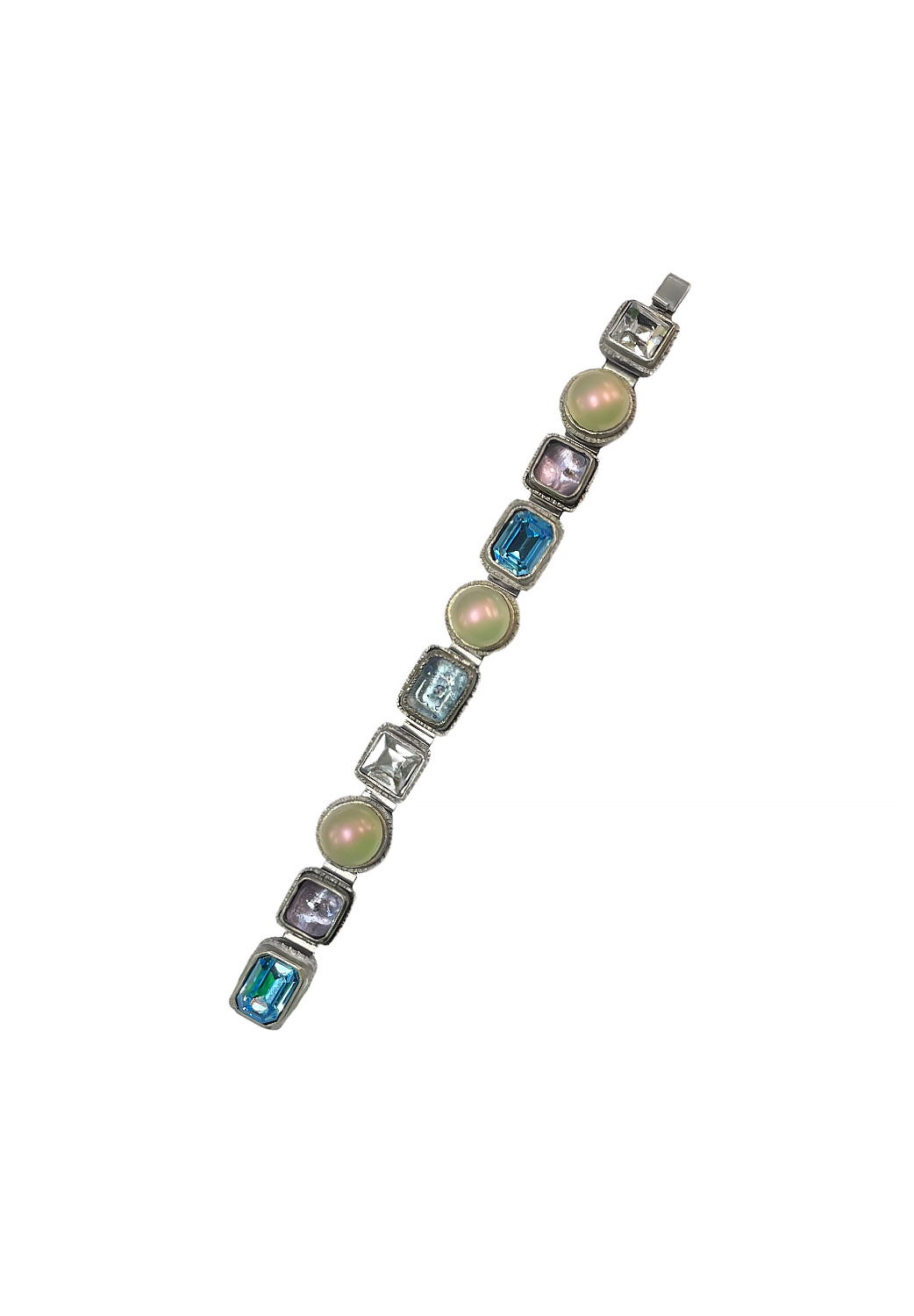 Chanel Silver Crystals Bracelet