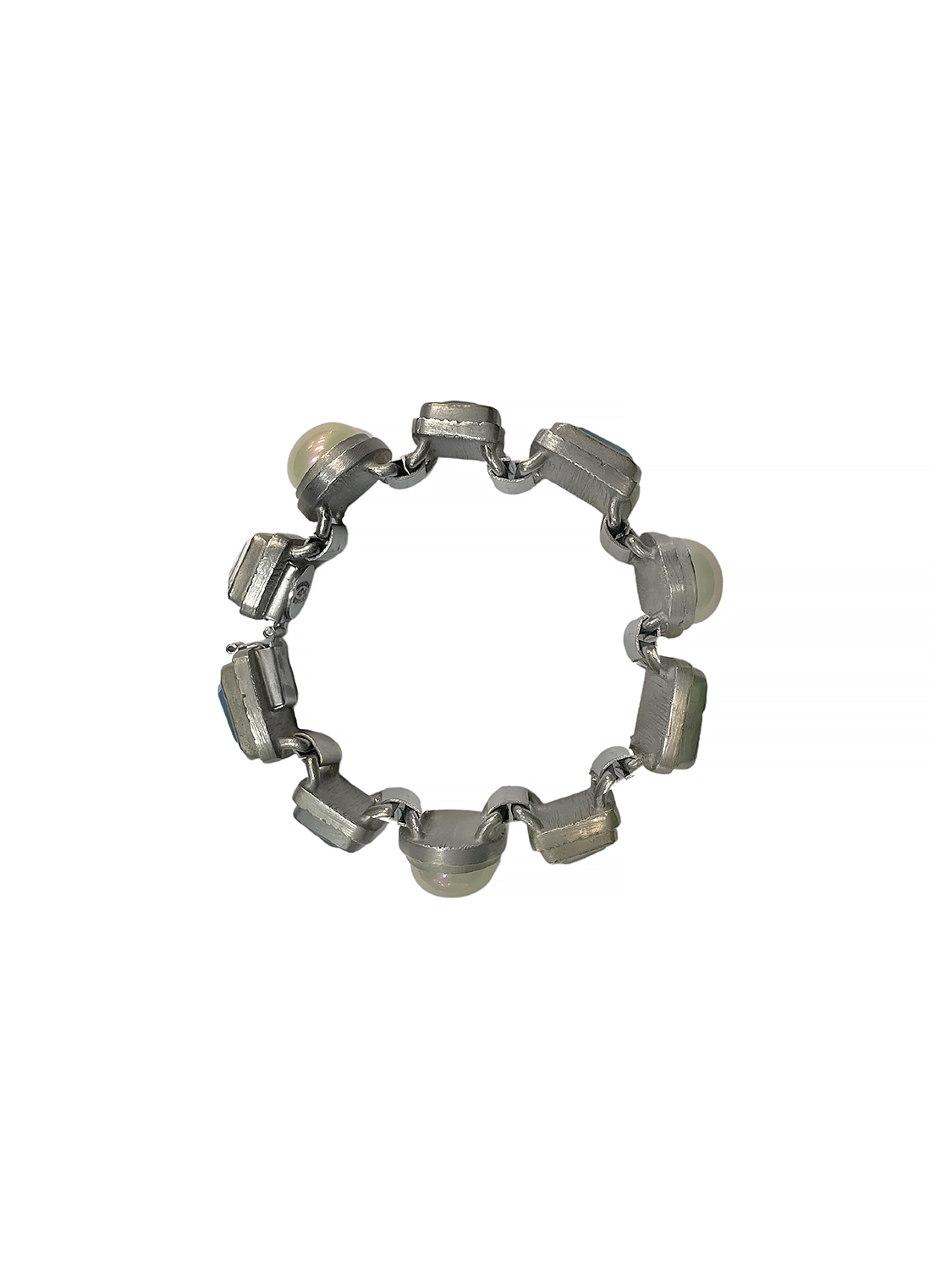 Chanel Silver Crystals Bracelet