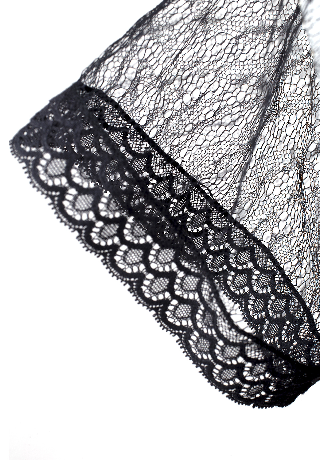 Nina Ricci Black Lace Top