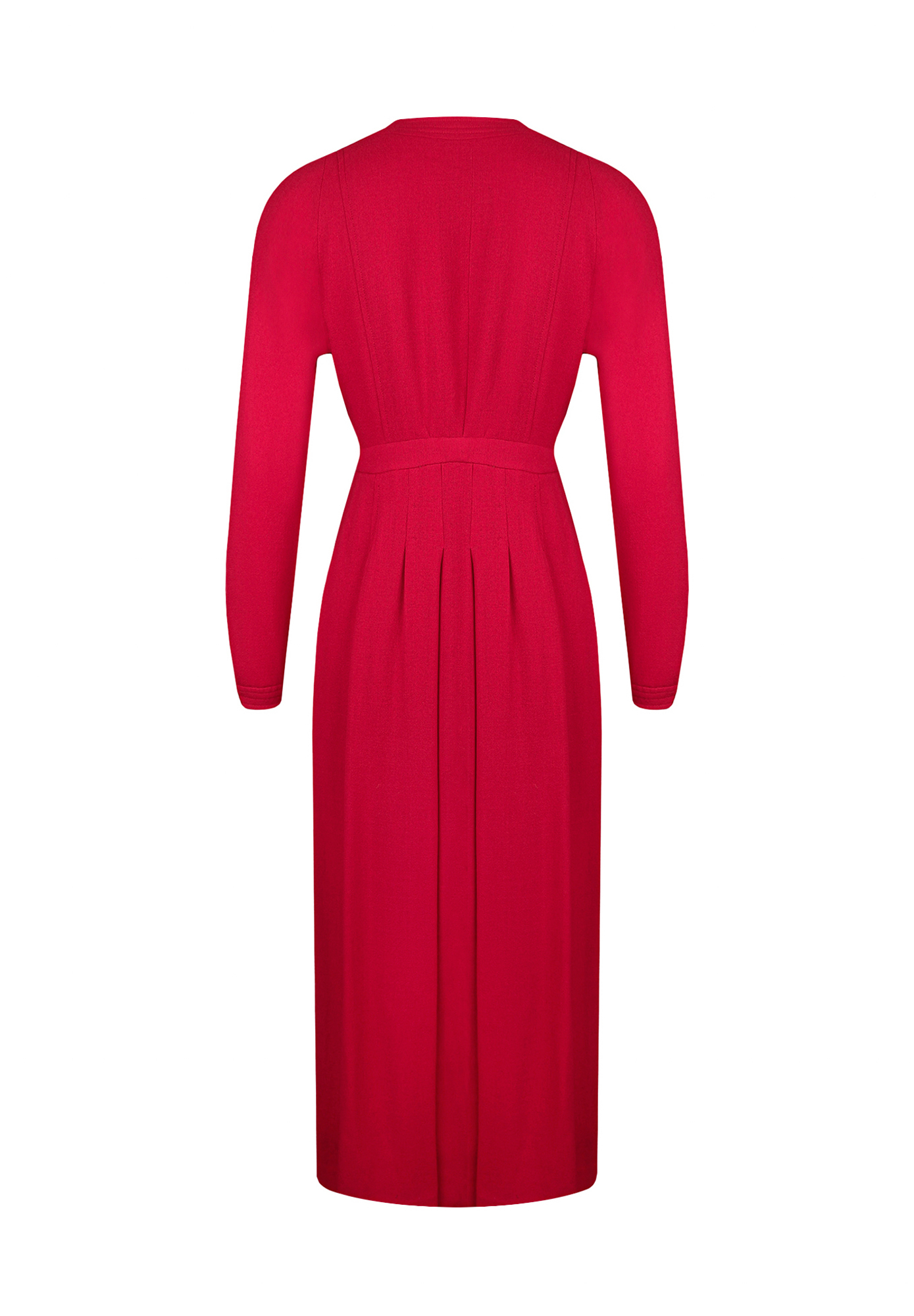 Chanel Burgundy Dress