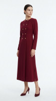 Chanel Burgundy Dress