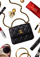 Chanel Letter Pendant Clip-on Earrings