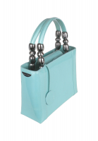 Christian Dior Turquoise Beaded Bag