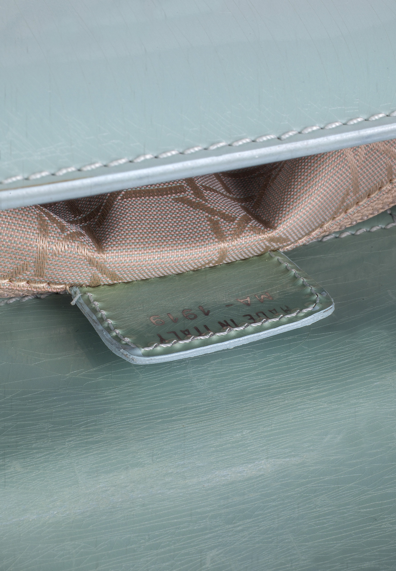 Christian Dior Turquoise Beaded Bag