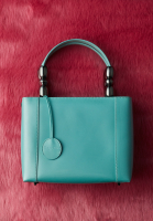 Christian Dior Turquoise Beaded Bag