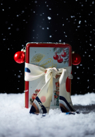 Chanel Silk Bandeau Scarf With Fringes