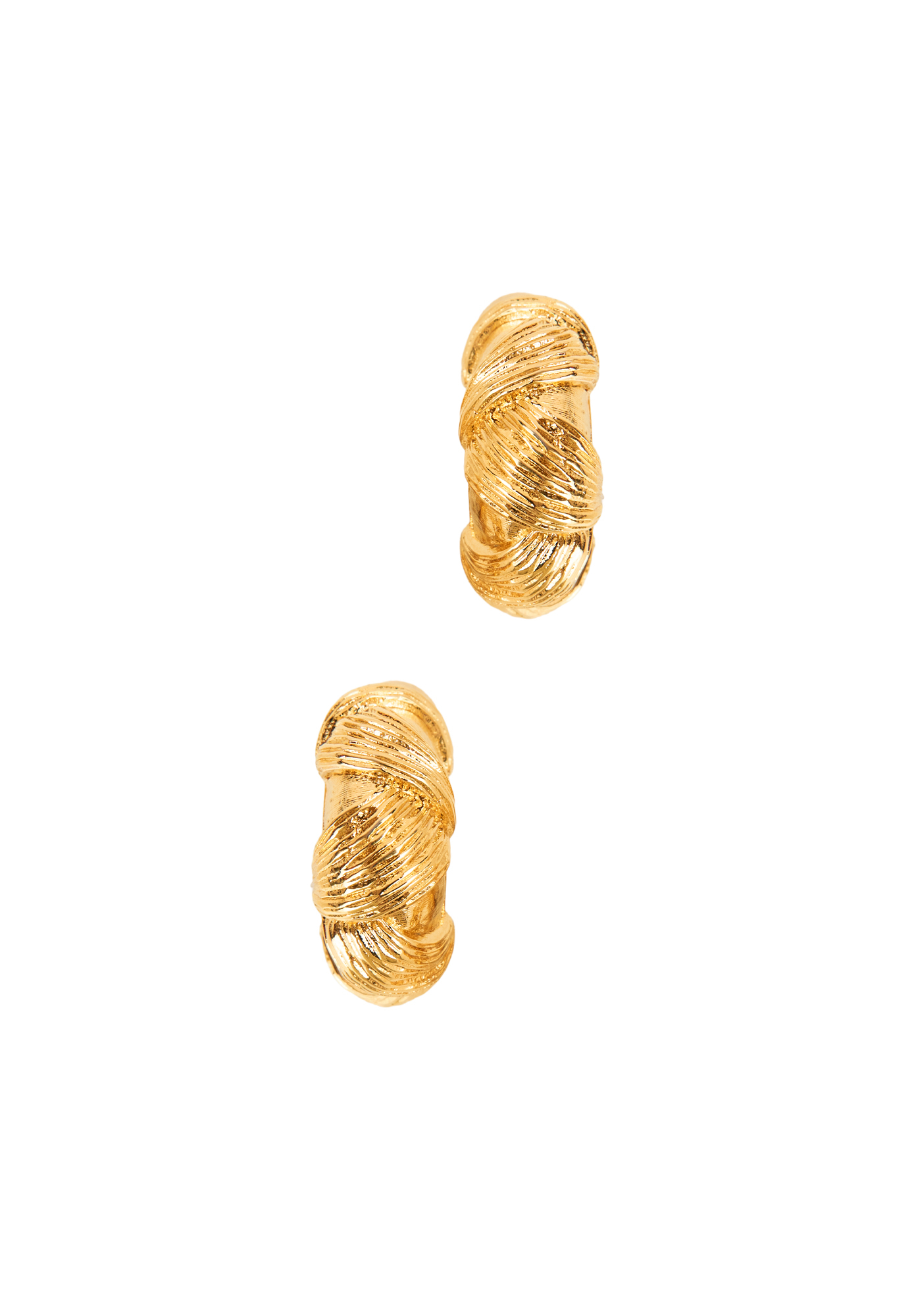 Nina Ricci Golden Clip-On Earrings
