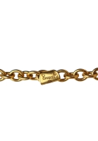 Chanel Chain Necklace With Crystals